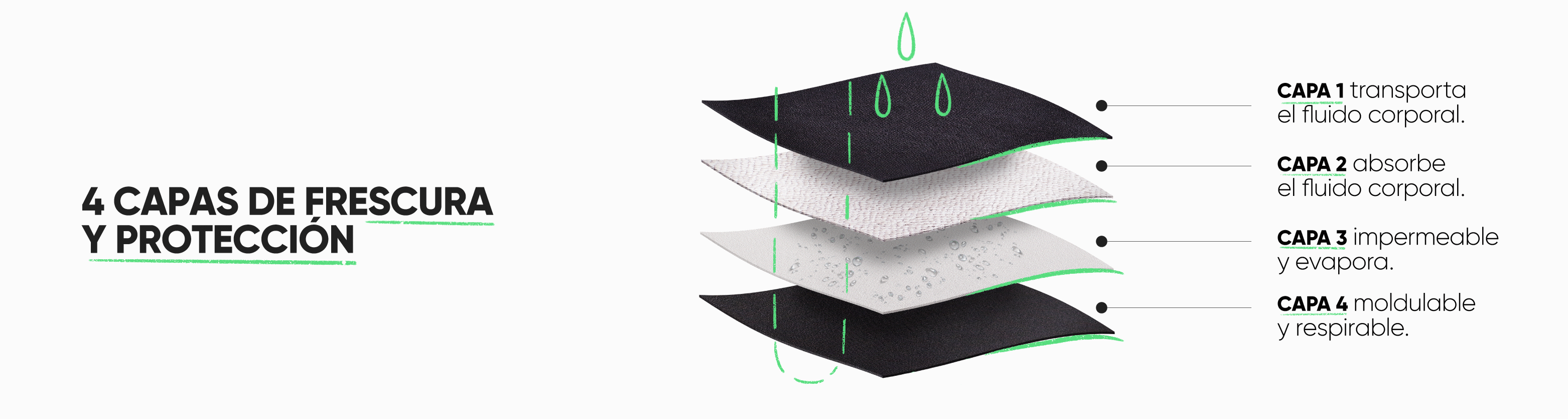 calzones menstruales Bloodygreen capas y tecnologia