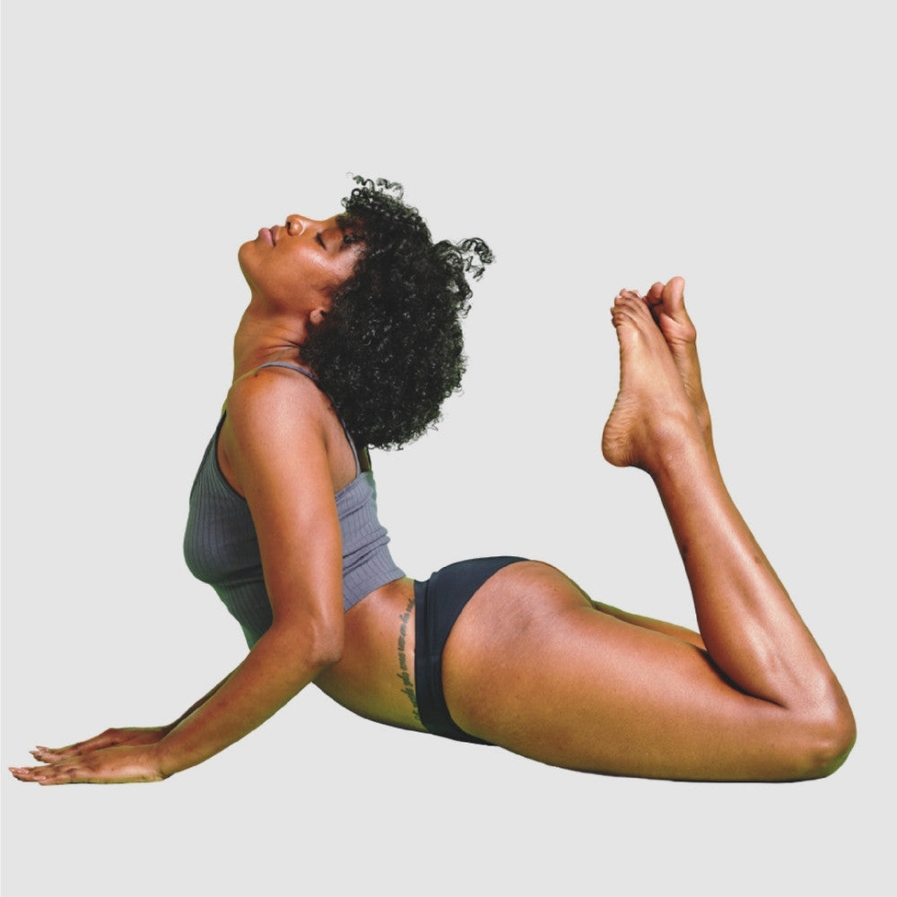 Bikini Sin Costuras Flujo Moderado Negro