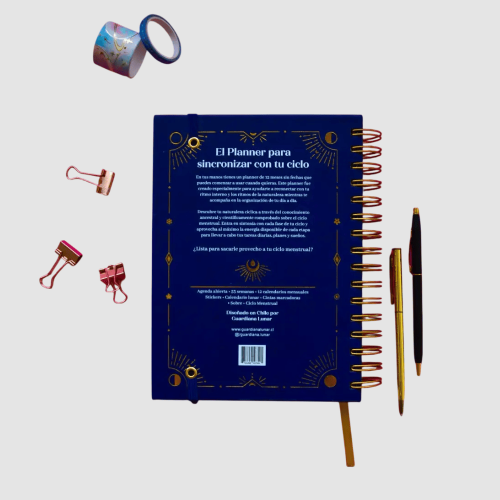 Planner &quot;Sincroniza tu Ciclo&quot; de Guardiana Lunar