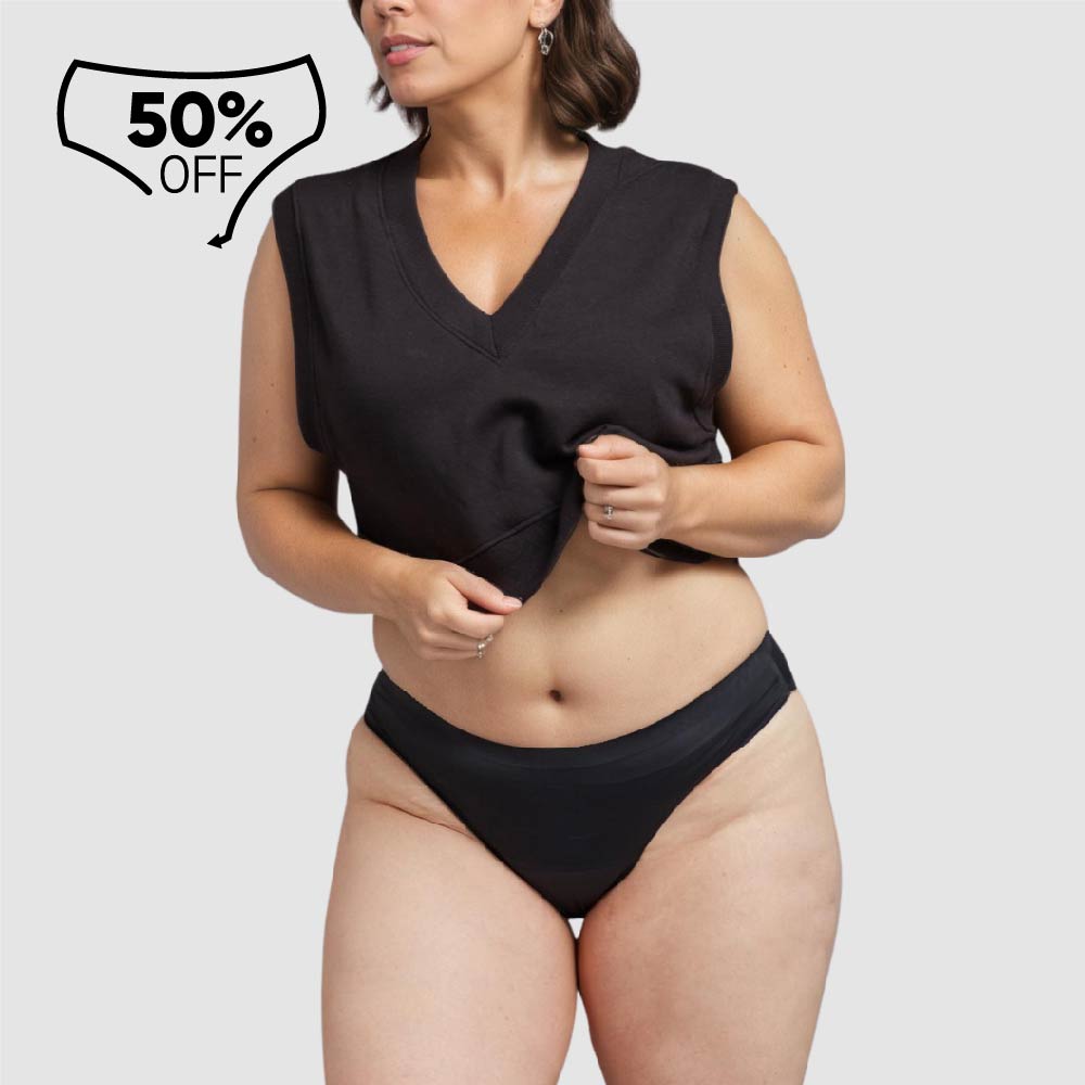 Bikini Sin Costuras Flujo Moderado