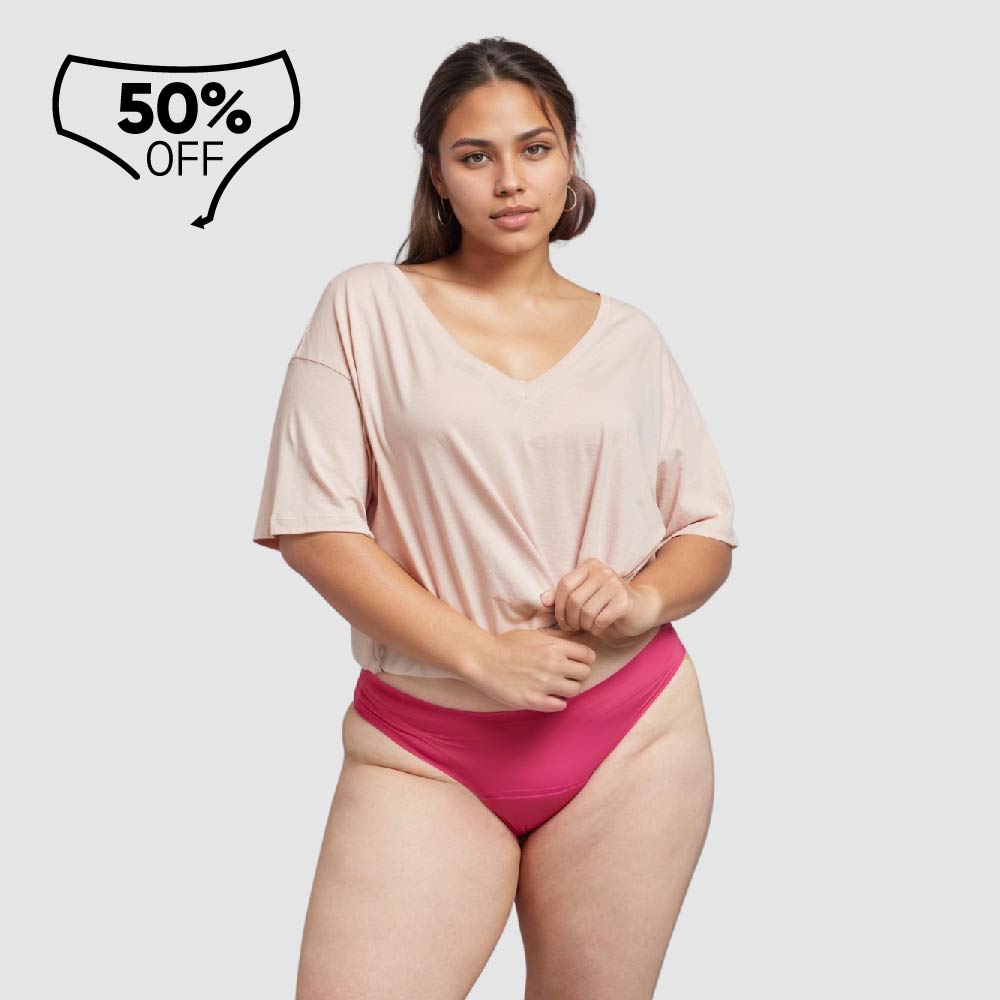 Bikini Sin Costuras Flujo Moderado