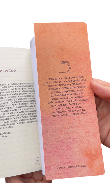 Libro &quot;Mi Primera Menstruación&quot;