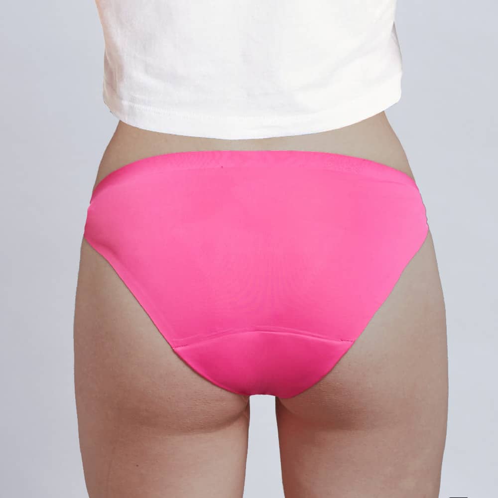 calzón menstrual sin costuras, Fucsia, S, M, L, XL