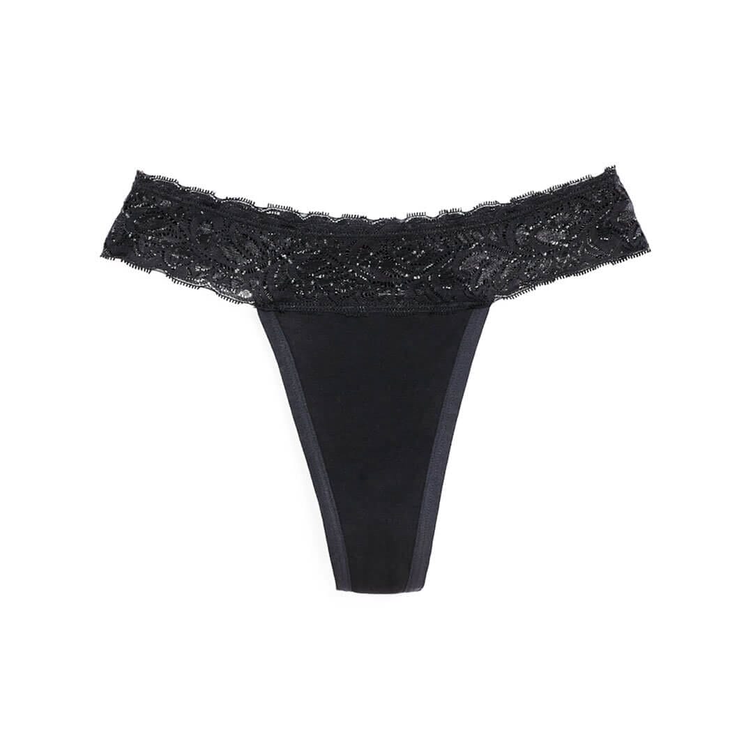 Calzón Menstrual Colaless flujo liviano, Negro, S, M, L, XL