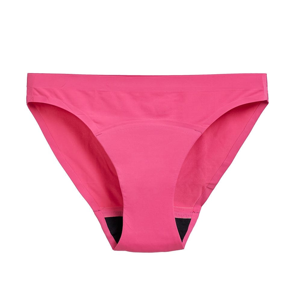 calzón menstrual sin costuras, Fucsia, S, M, L, XL