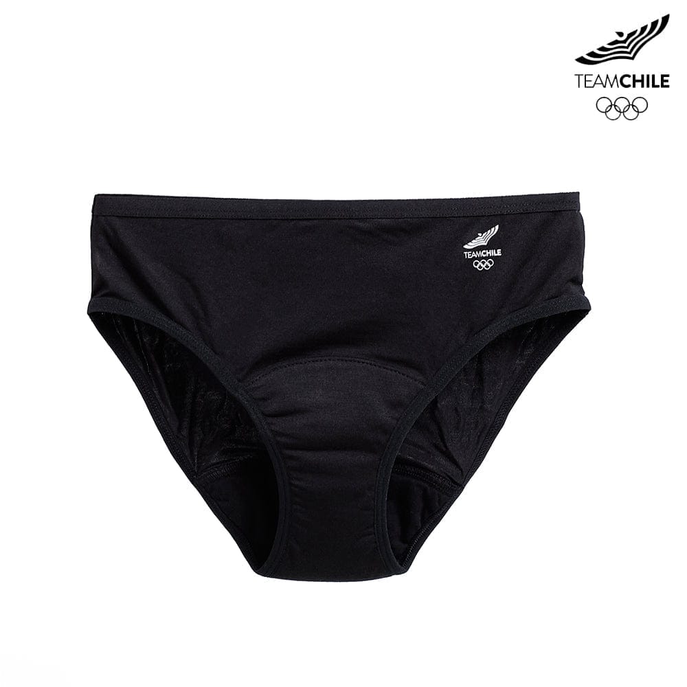 Calzones Menstruales Sport Flujo moderado, Negro, XS, S, M, L, XL